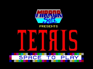 TETЯIS — ZX SPECTRUM GAME ИГРА