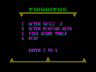 Thanatos — ZX SPECTRUM GAME ИГРА