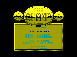 THE CHAMP — ZX SPECTRUM GAME ИГРА