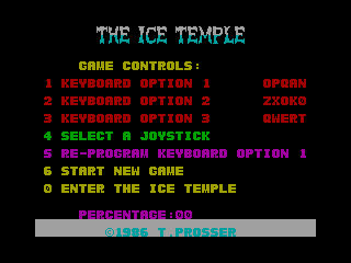 Ice Temple, The — ZX SPECTRUM GAME ИГРА