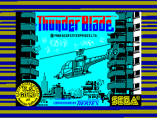 THUNDER BLADE — ZX SPECTRUM GAME ИГРА