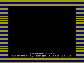 THUNDER CATS — ZX SPECTRUM GAME ИГРА