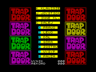 Through the Trap Door — ZX SPECTRUM GAME ИГРА