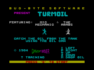 Turmoil — ZX SPECTRUM GAME ИГРА