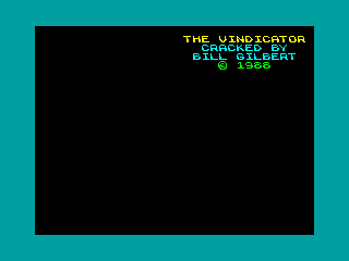 VINDICATOR — ZX SPECTRUM GAME ИГРА