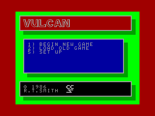 Vulcan — ZX SPECTRUM GAME ИГРА