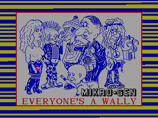 EVERYONE'S IS WALLY — ZX SPECTRUM GAME ИГРА