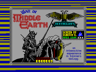 War in Middle Earth — ZX SPECTRUM GAME ИГРА