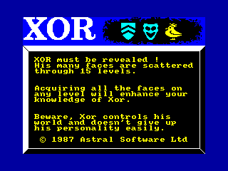 XOR — ZX SPECTRUM GAME ИГРА