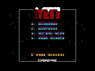 Yeti — ZX SPECTRUM GAME ИГРА