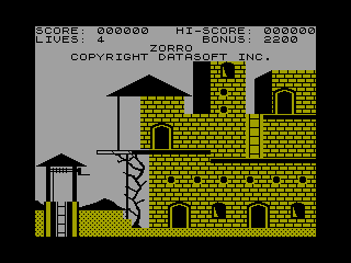 Zorro — ZX SPECTRUM GAME ИГРА