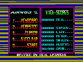 Airwolf II — ZX SPECTRUM GAME ИГРА