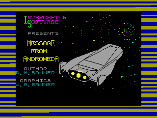 Message from Andromeda — ZX SPECTRUM GAME ИГРА