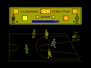 World Series Basketball — ZX SPECTRUM GAME ИГРА