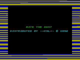 Bite the Dust — ZX SPECTRUM GAME ИГРА