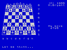 Colossus Chess 4 — ZX SPECTRUM GAME