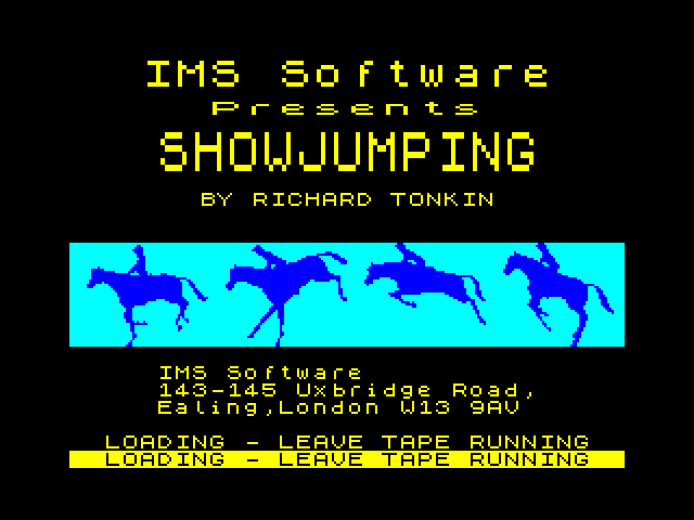 Show Jump — ZX SPECTRUM GAME ИГРА