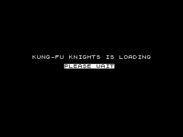 Kung Fu Knights — ZX SPECTRUM GAME