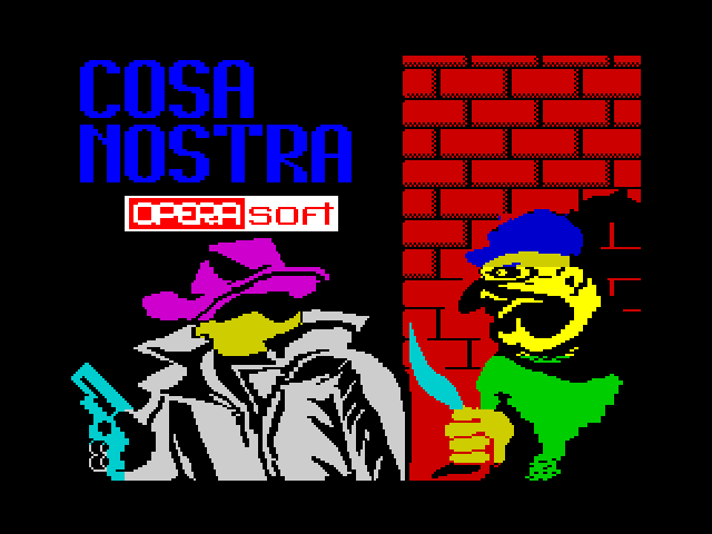 Cosa Nostra — ZX SPECTRUM GAME