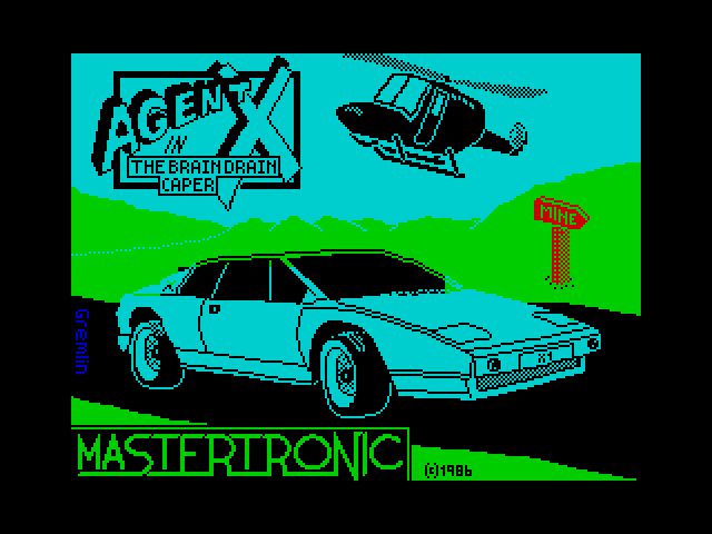 Agent X — ZX SPECTRUM GAME ИГРА