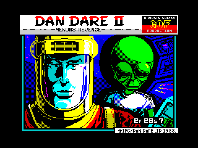 Dan Dare II: Mekon's Revenge — ZX SPECTRUM GAME ИГРА