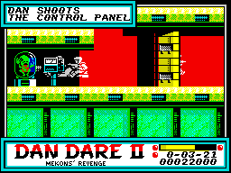 Dan Dare II: Mekon's Revenge — ZX SPECTRUM GAME ИГРА
