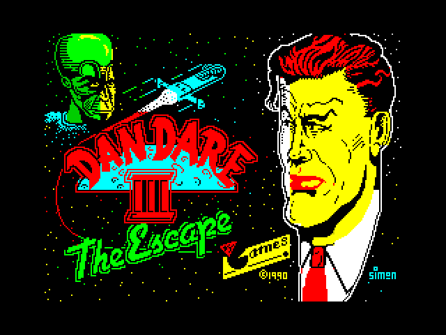 Dan Dare III: The Escape — ZX SPECTRUM GAME