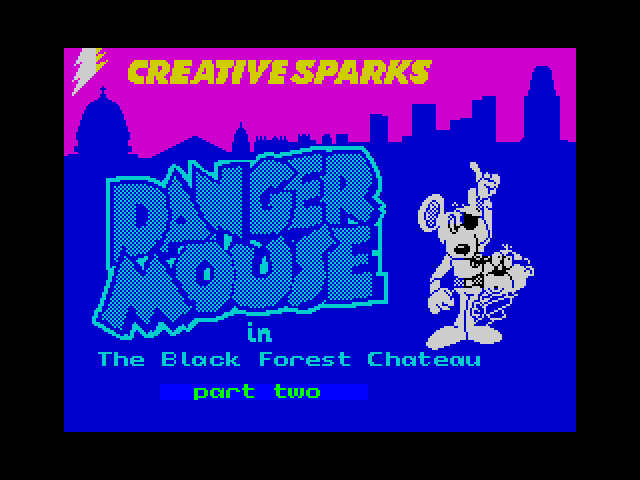 Danger Mouse in the Black Forest Chateau — ZX SPECTRUM GAME ИГРА