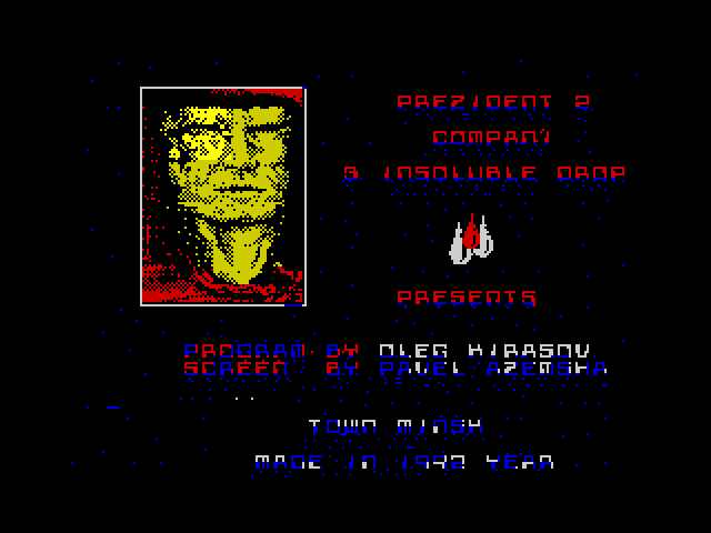President 2 — ZX SPECTRUM GAME ИГРА