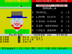 Derby Day — ZX SPECTRUM GAME ИГРА