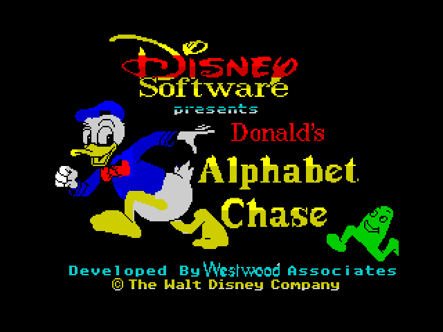 Donald's Alphabet Chase — ZX SPECTRUM GAME