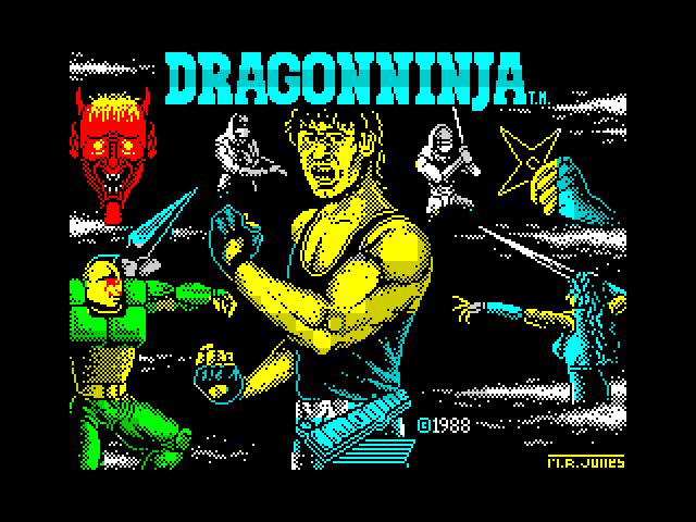 Dragon Ninja — ZX SPECTRUM GAME ИГРА
