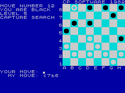 Draughts Master — ZX SPECTRUM GAME ИГРА
