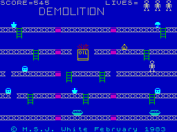 Demolition — ZX SPECTRUM GAME