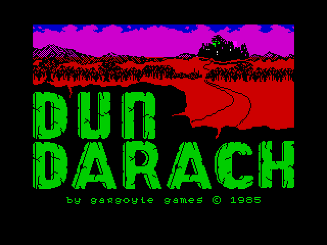 Dun Darach — ZX SPECTRUM GAME ИГРА