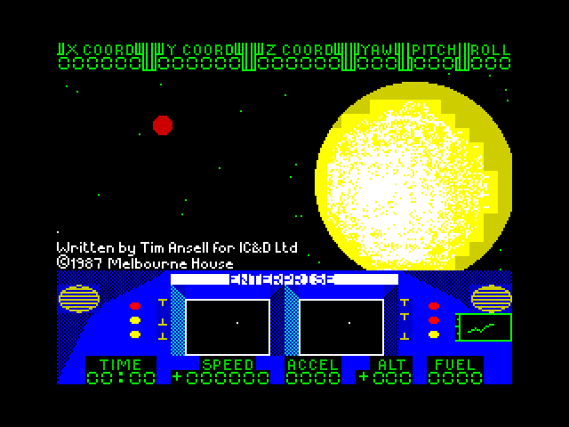 Enterprise — ZX SPECTRUM GAME ИГРА