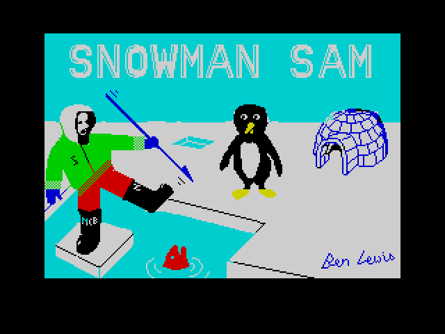 Snowman Sam — ZX SPECTRUM GAME