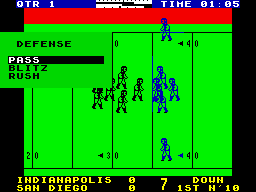 Fantastic American Football — ZX SPECTRUM GAME ИГРА