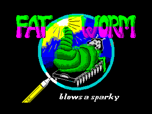 Fat Worm Blows a Sparky — ZX SPECTRUM GAME