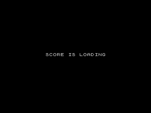 Score — ZX SPECTRUM GAME ИГРА