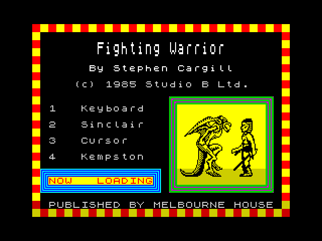 Fighting Warrior — ZX SPECTRUM GAME