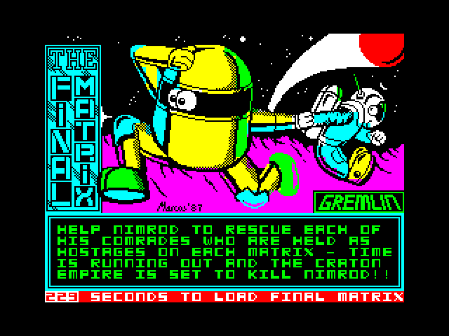The Final Matrix — ZX SPECTRUM GAME ИГРА