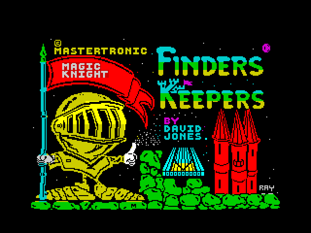 Finders Keepers — ZX SPECTRUM GAME