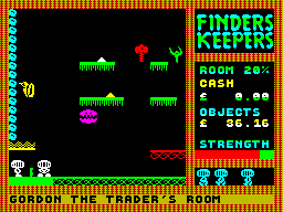 Finders Keepers — ZX SPECTRUM GAME