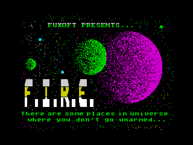 F.I.R.E. — ZX SPECTRUM GAME
