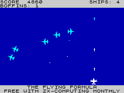 The Flying Formula — ZX SPECTRUM GAME