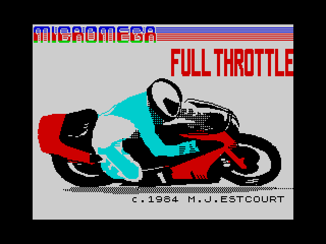 Full Throttle — ZX SPECTRUM GAME