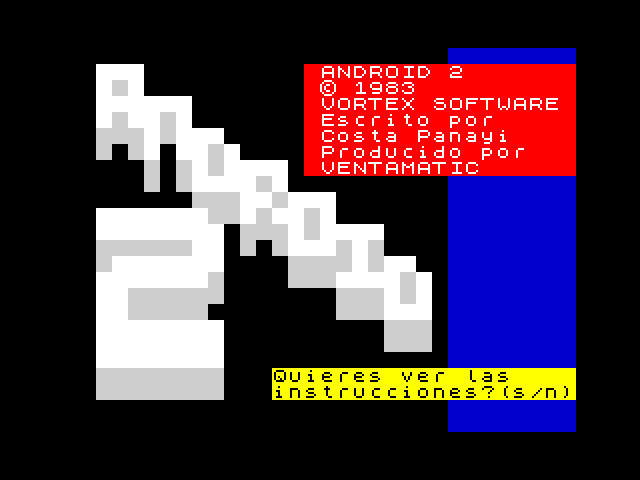 Android Two — ZX SPECTRUM GAME ИГРА