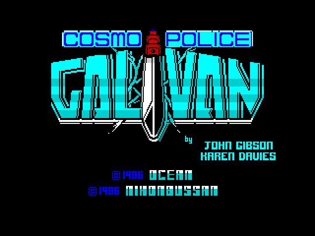 Galivan - Cosmo Police — ZX SPECTRUM GAME