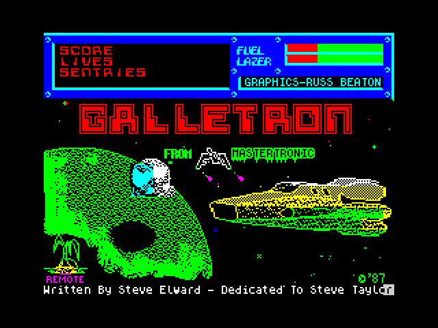Galletron — ZX SPECTRUM GAME